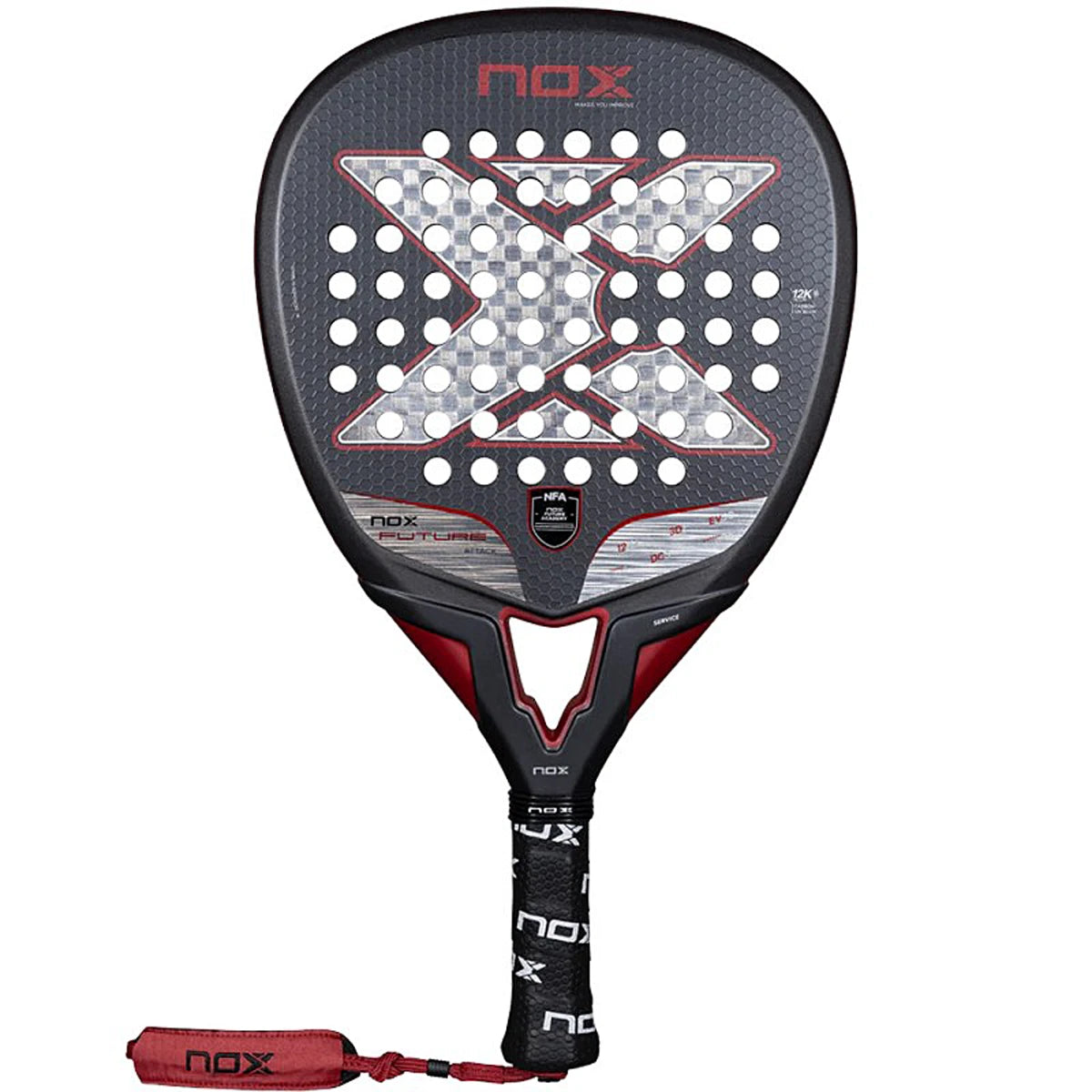 Racchetta da padel Nox Future Attack 12K Alum