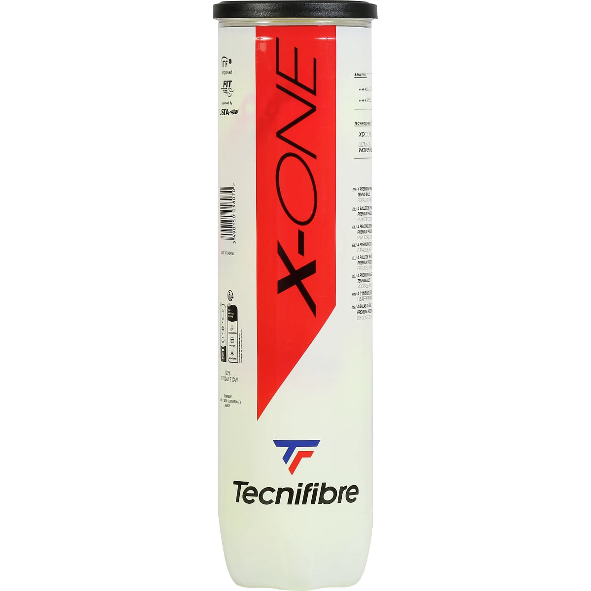 Tube 4 Palline Tecnifibre X-One