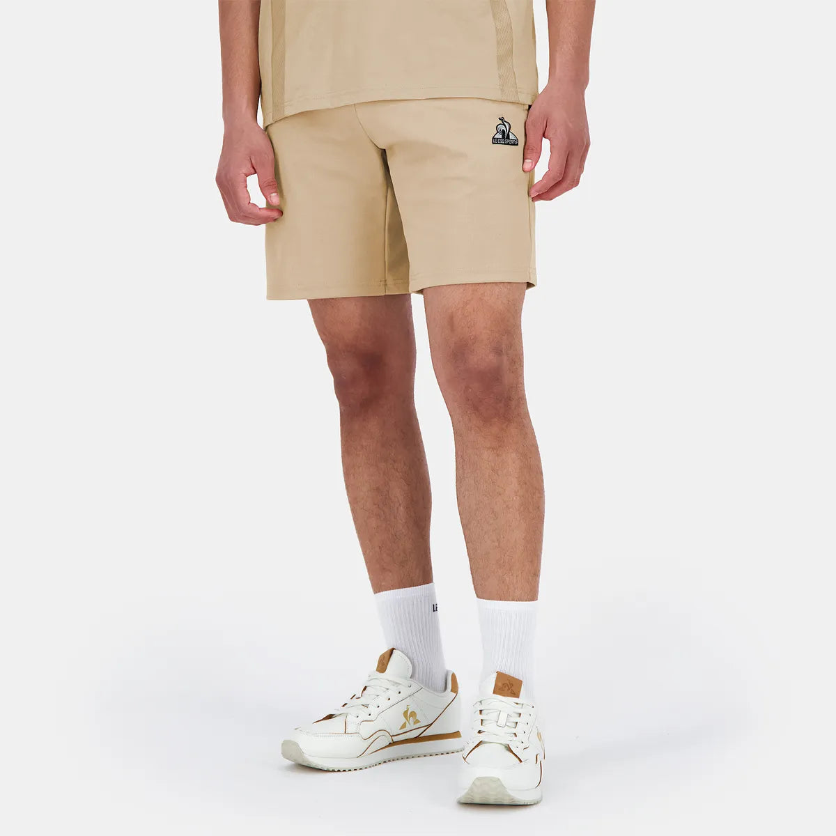 Short Le Coq Sportif Argento