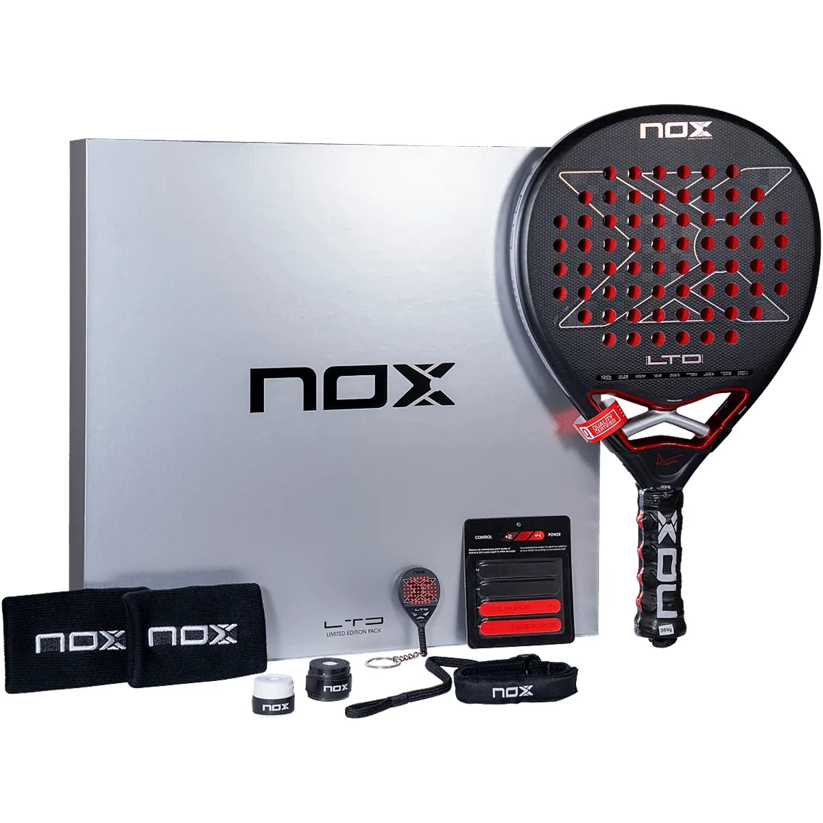 Pack Racchetta da Padel Nox At10 Genius 12K Xtrem Limited
