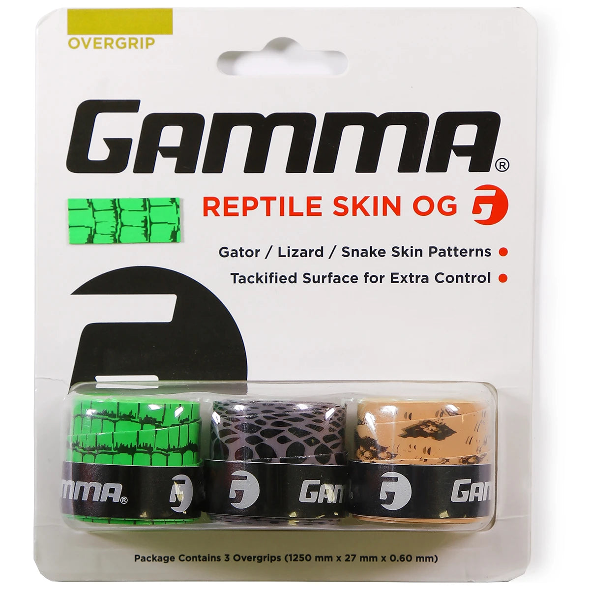 Overgrips Gamma Reptile Skin X3