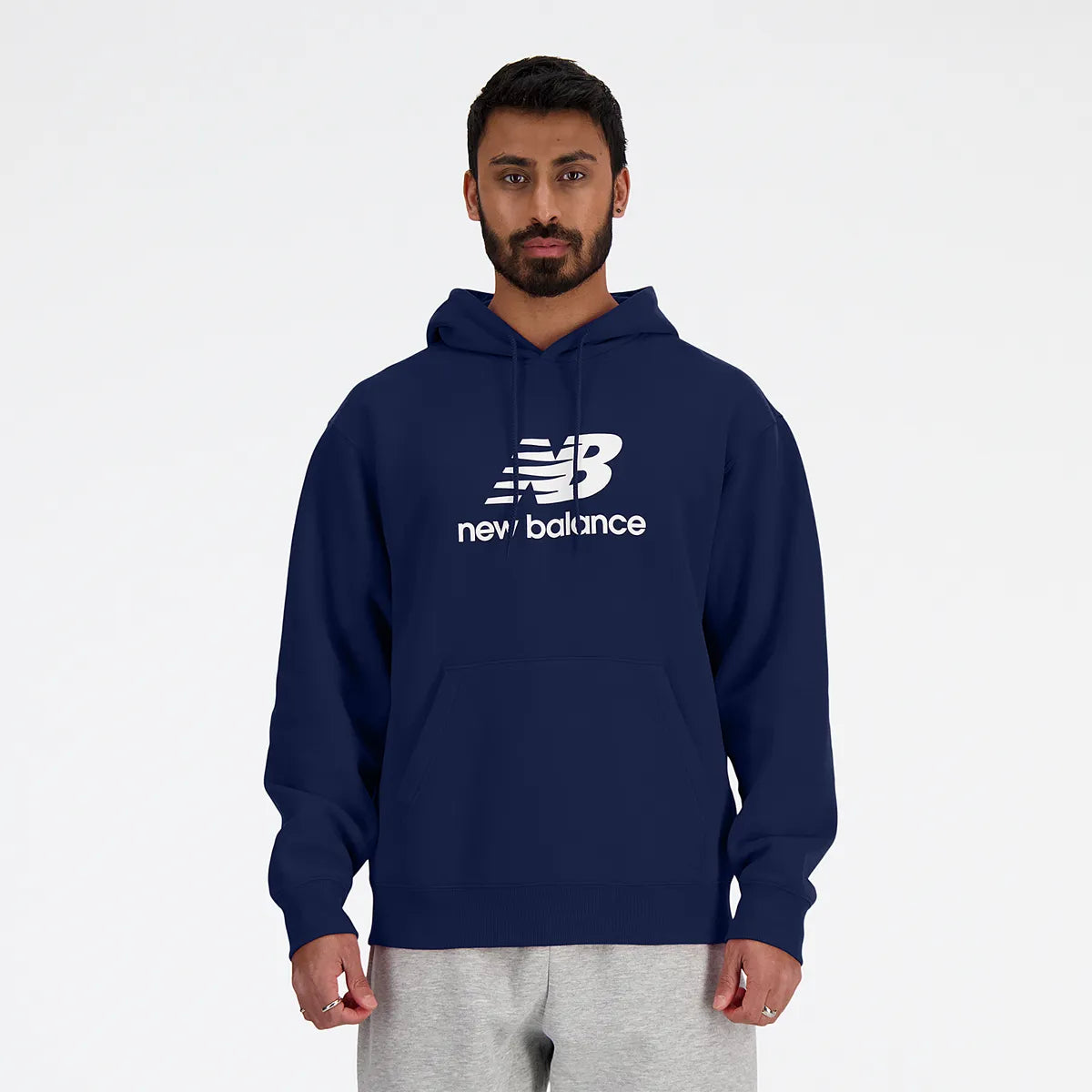 Felpa New Balance Essential Logo con cappuccio