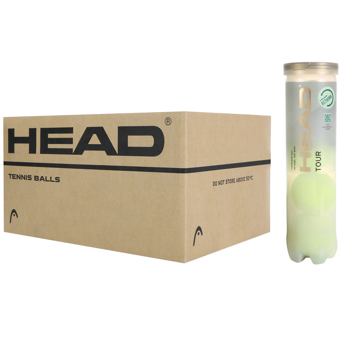 Cartone da 18 Tubetti da 4 Palline Head Tour