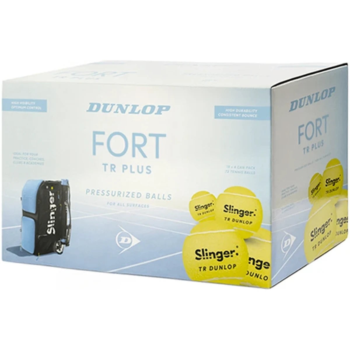 1 Cartone da 72 Palline Slinger - Dunlop Fort Tr Plus