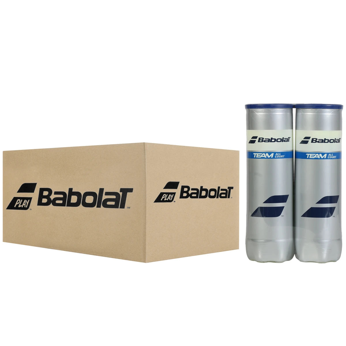 Cartone da 9 Bipack da 4 Palline Babolat Team All Court
