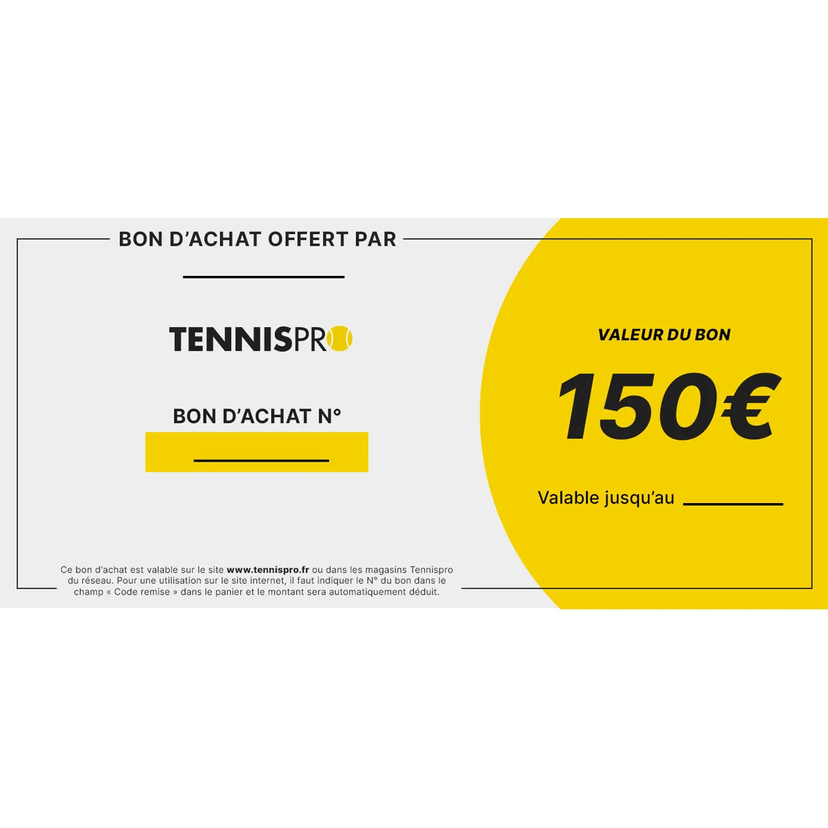 Buono Regalo Tennispro 150€