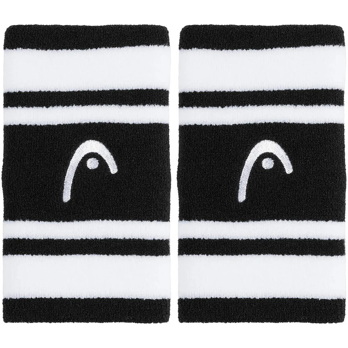 Coppia di Polsini Head Doppia Larghezza 5" Striped