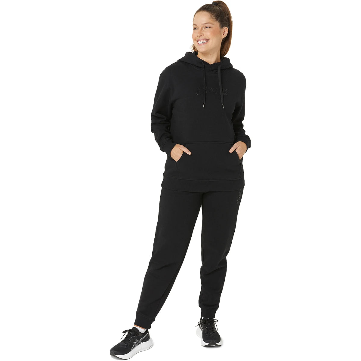 Felpa Asics Donna Training con cappuccio