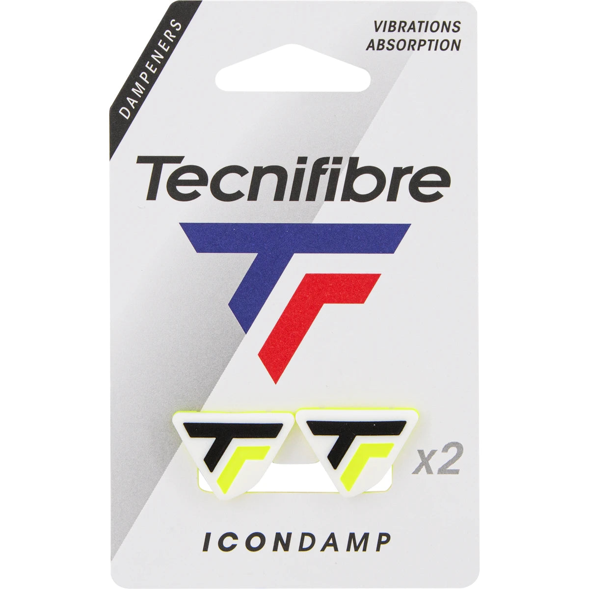 Antivibratori Tecnifibre Icon Damp White/Lime X2