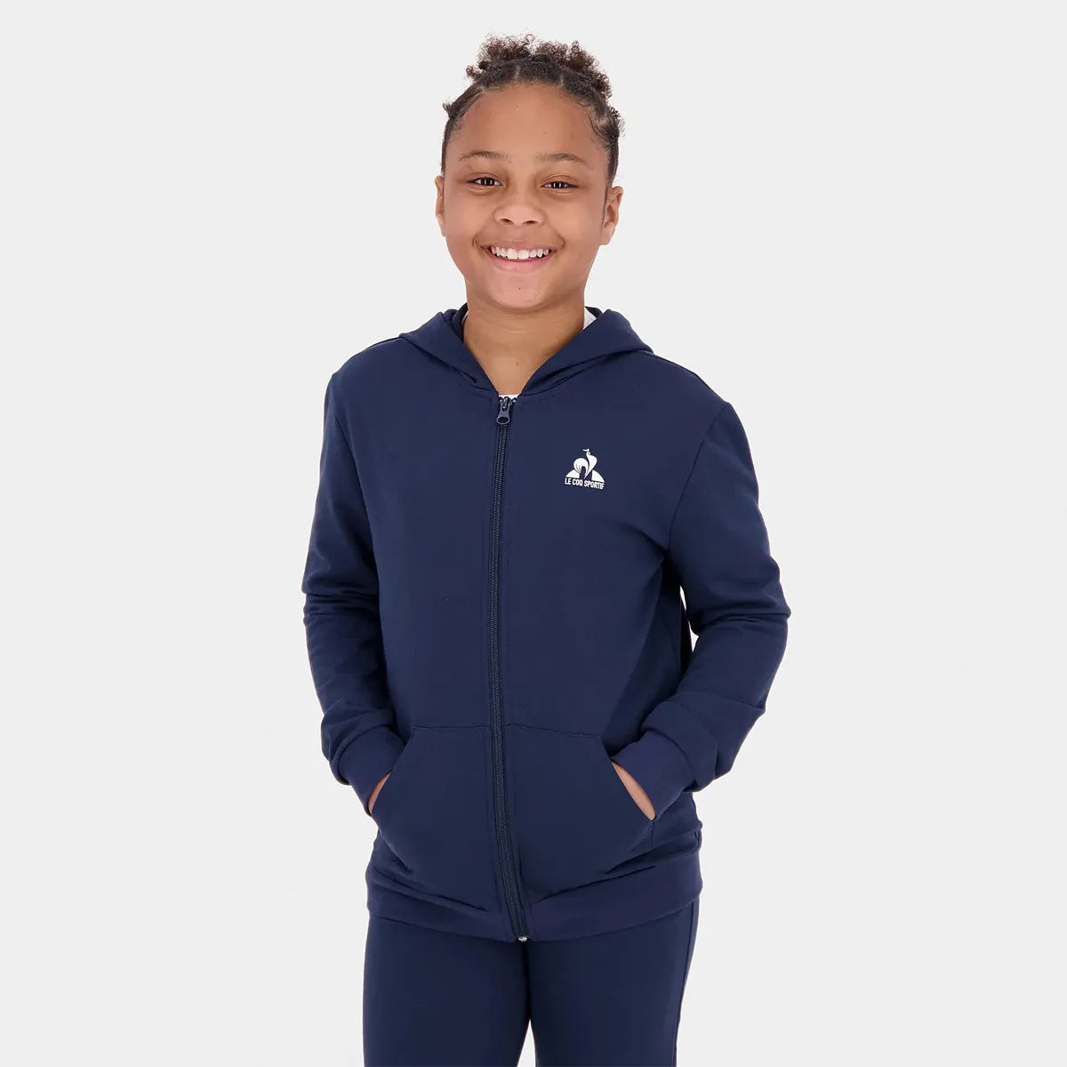 Felpa Le Coq Sportif Junior Essentiel Zip
