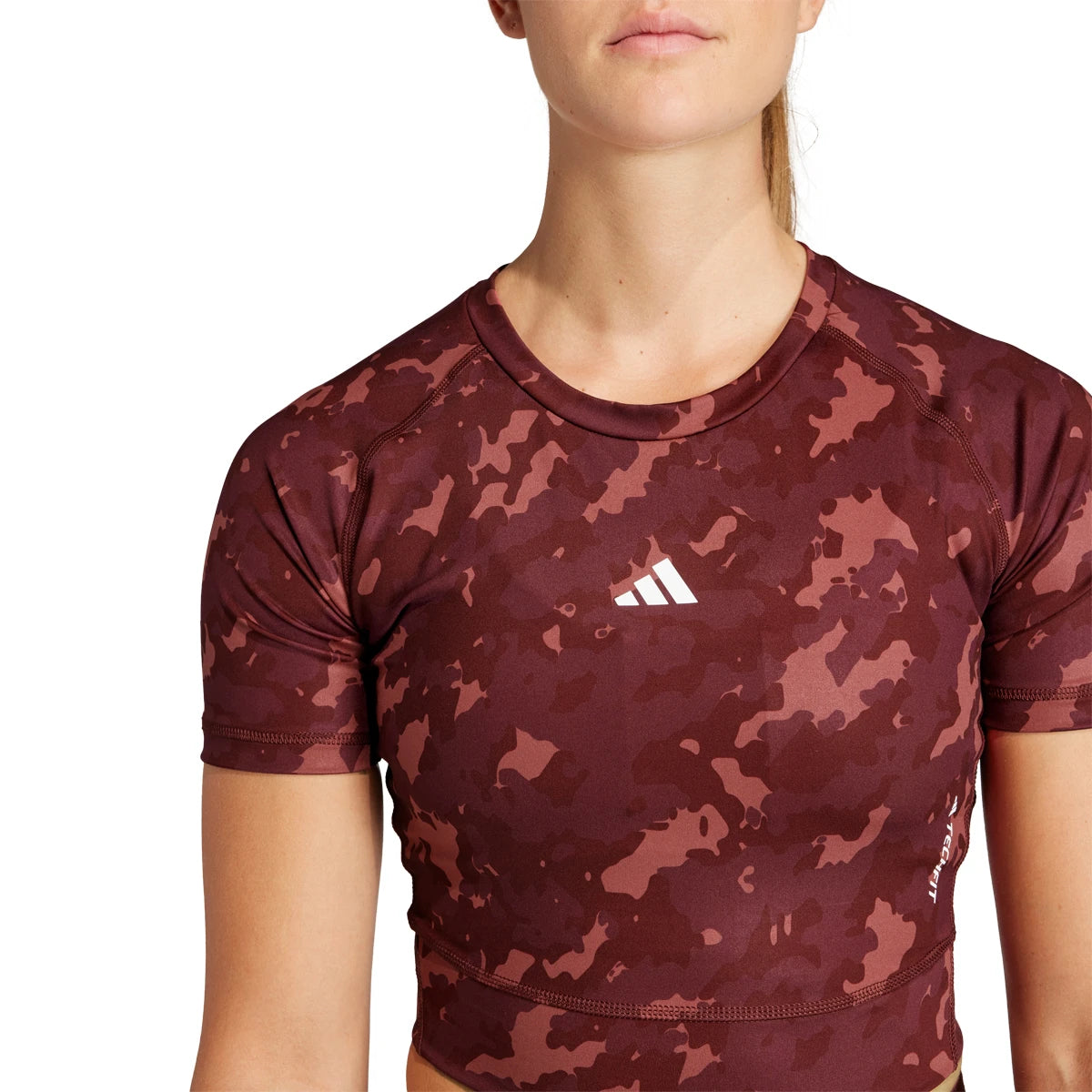 T-Shirt adidas Donna Print Crop