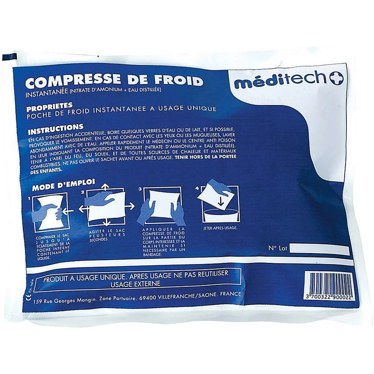 Confezione da 12 Compresse Fredde Monouso