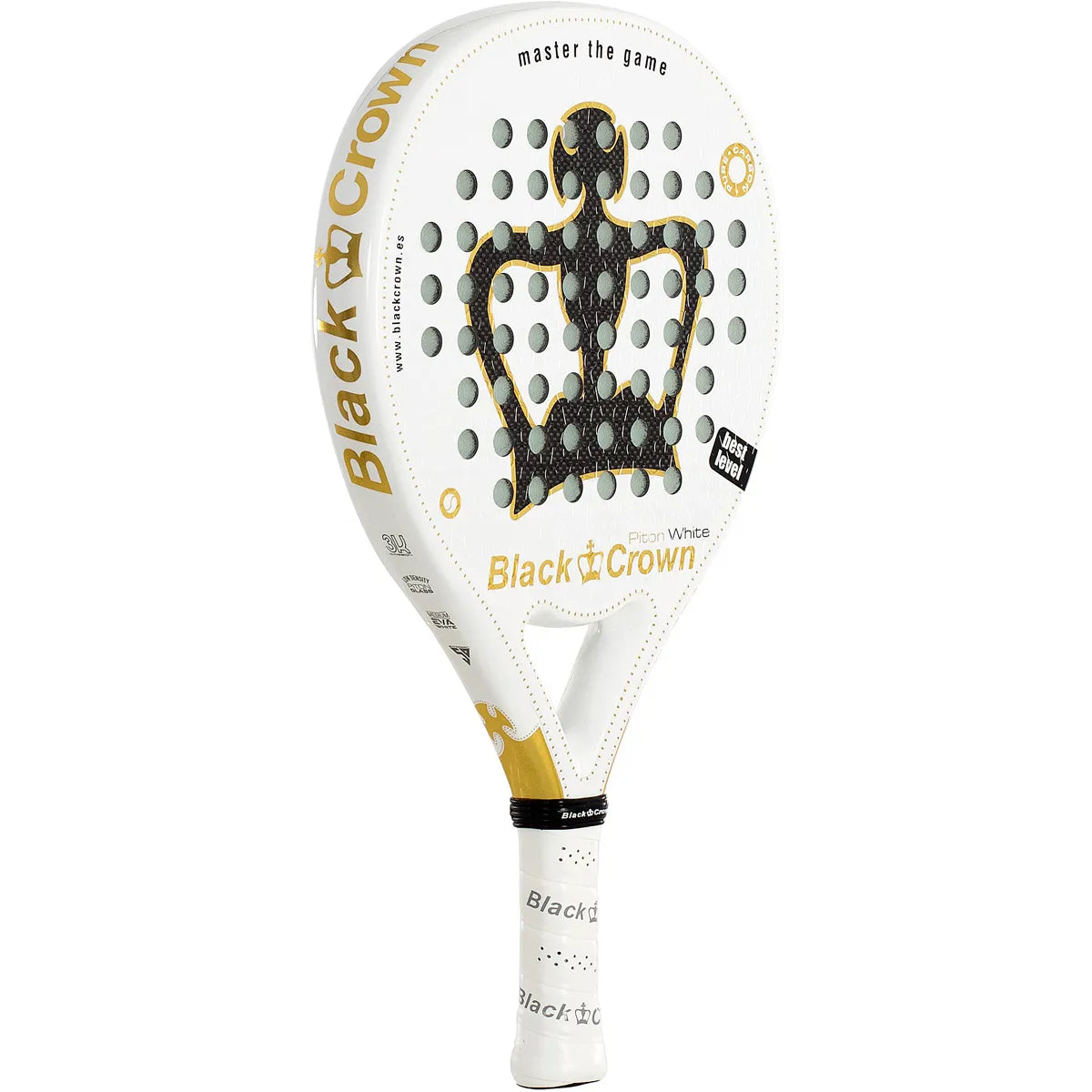 Racchetta da padel Black Crown Piton White