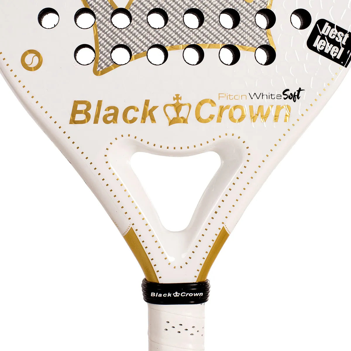 Racchetta da padel Black Crown Piton White Soft