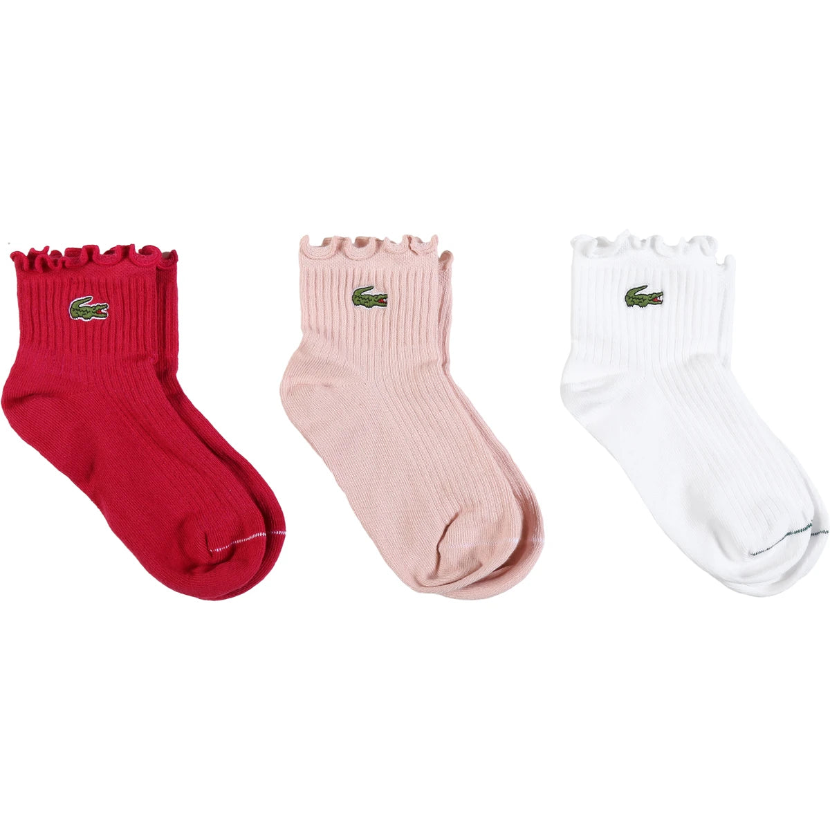 3 Paia di Calzini Lacoste Junior Cavigliera
