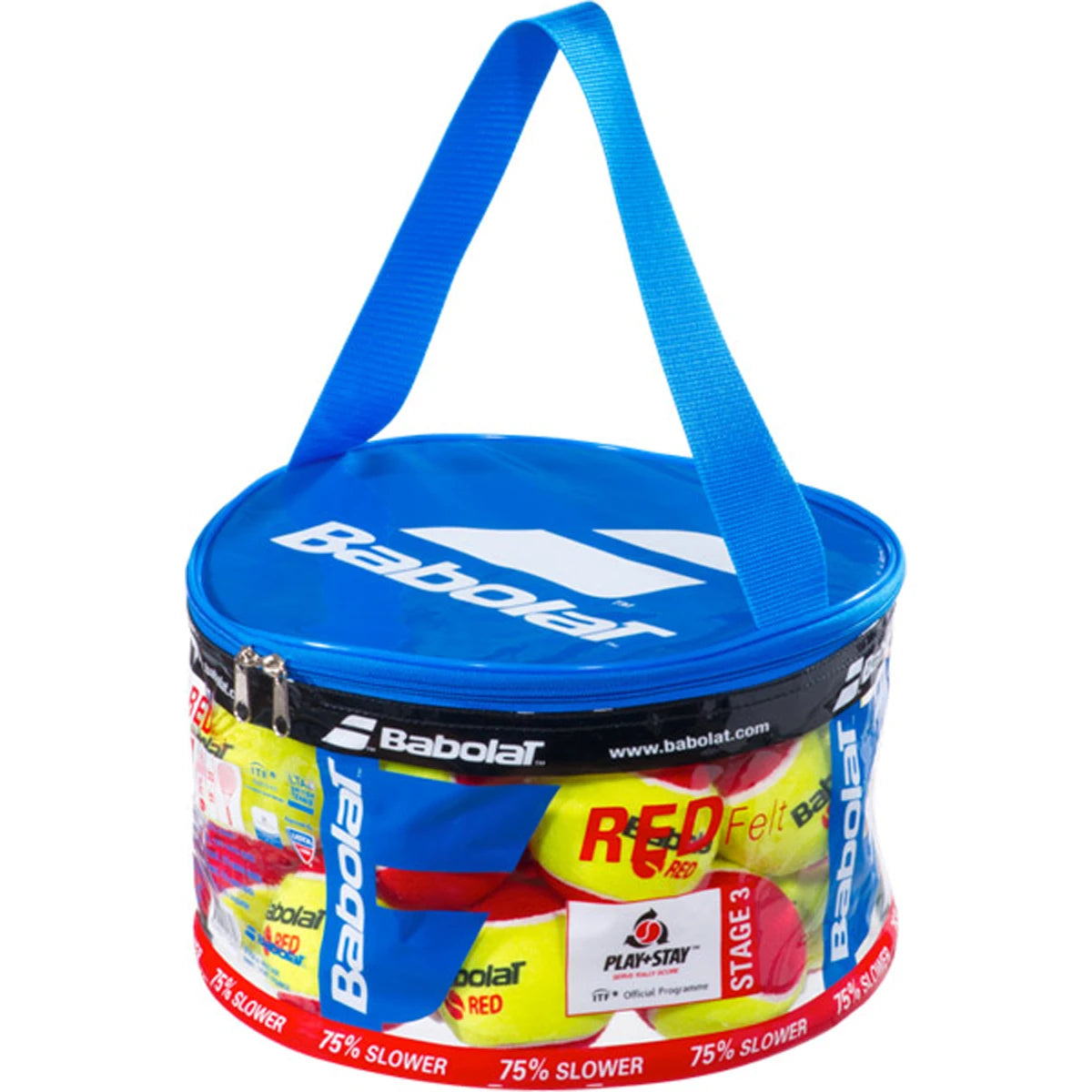 Borsa Zippe da 24 Palline Babolat Red Felt
