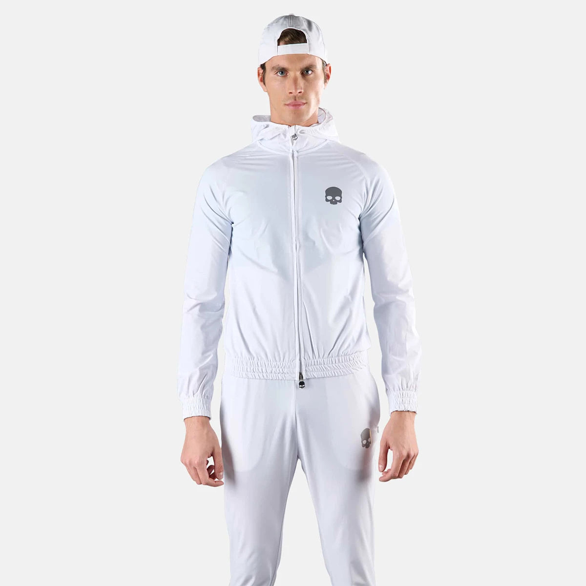 Felpa Hydrogen Tech Fz con Cappuccio Zip Skull