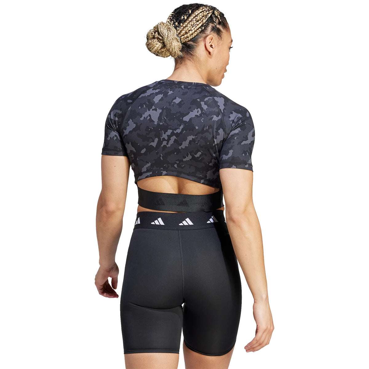 T-Shirt adidas Donna Print Crop