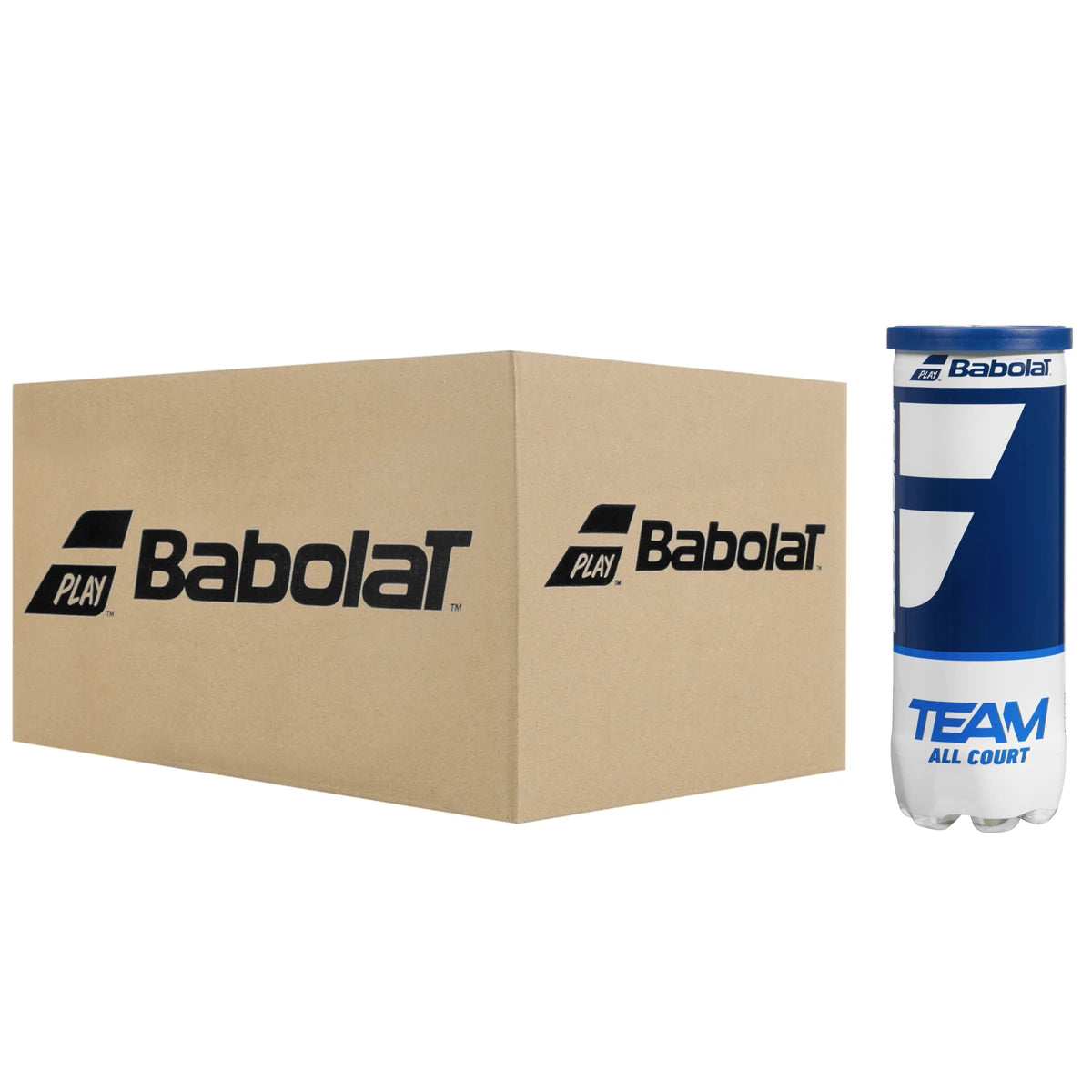 Scatola da 24 Tubetti da 3 Palline Babolat Team All Court
