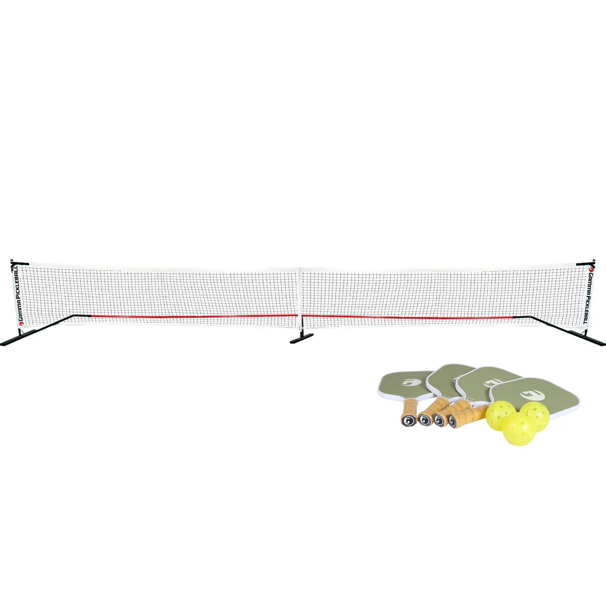 Kit Racchette + Rete Pickleball Gamma School, University And Club