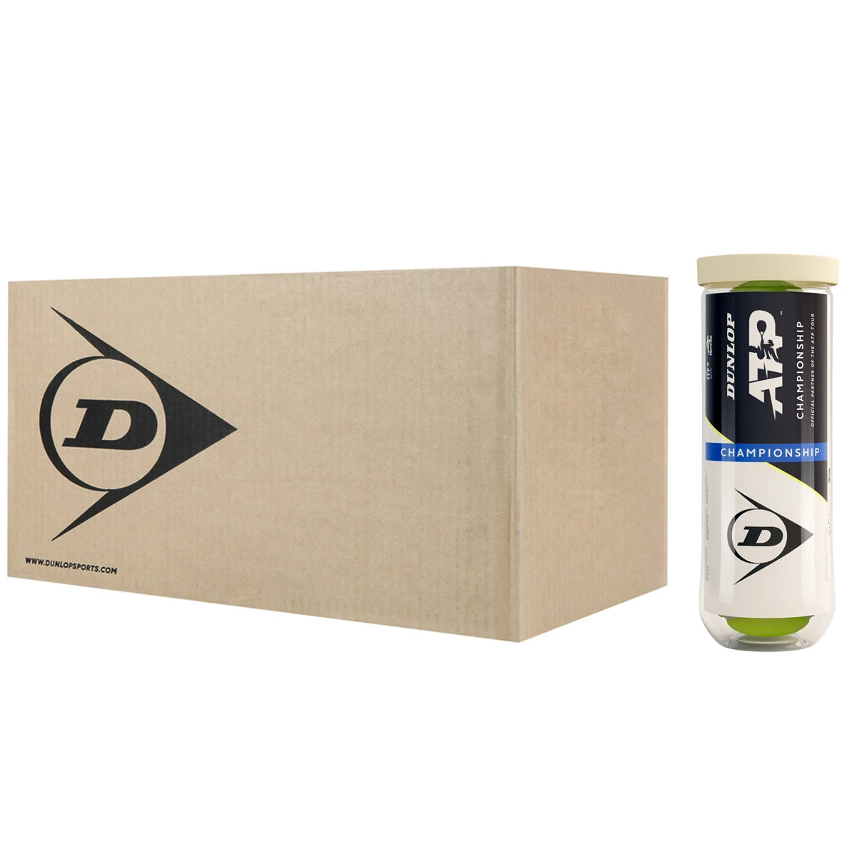 Cartone da 24 Tubetti da 3 Palline Dunlop Atp Championship