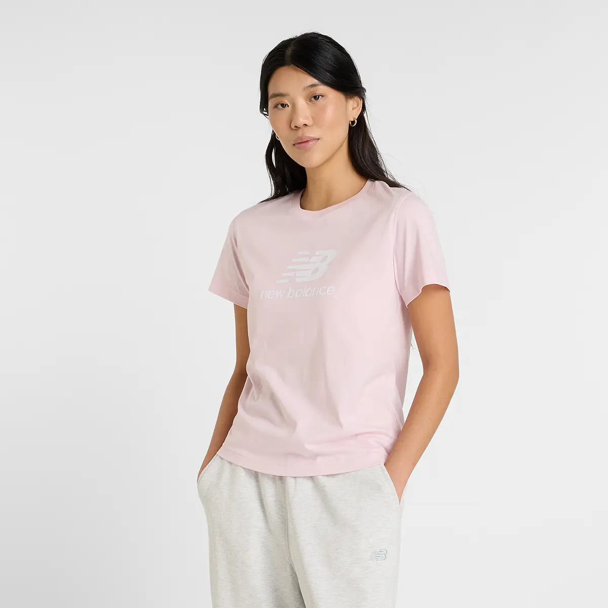 T-Shirt New Balance Donna Essentials Jersey Logo