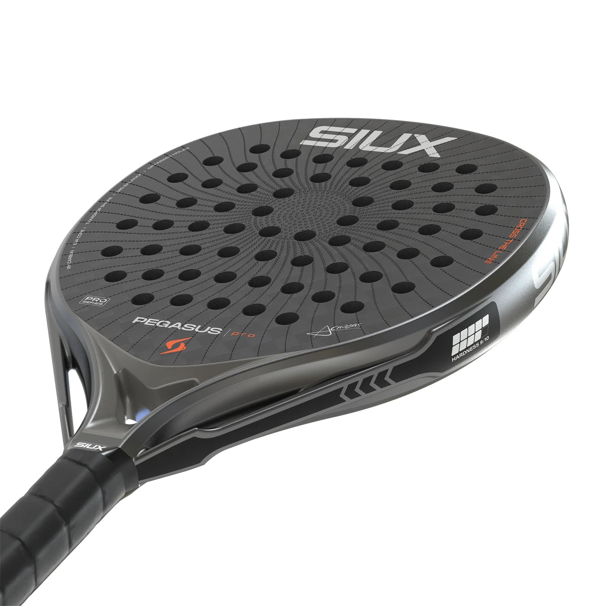 Racchetta Test di Padel Siux Pegasus Pro 2026 Storm Grey