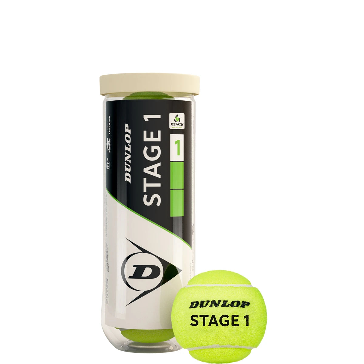 Tubetto da 3 Palline Dunlop Easy Tennis Stage 1