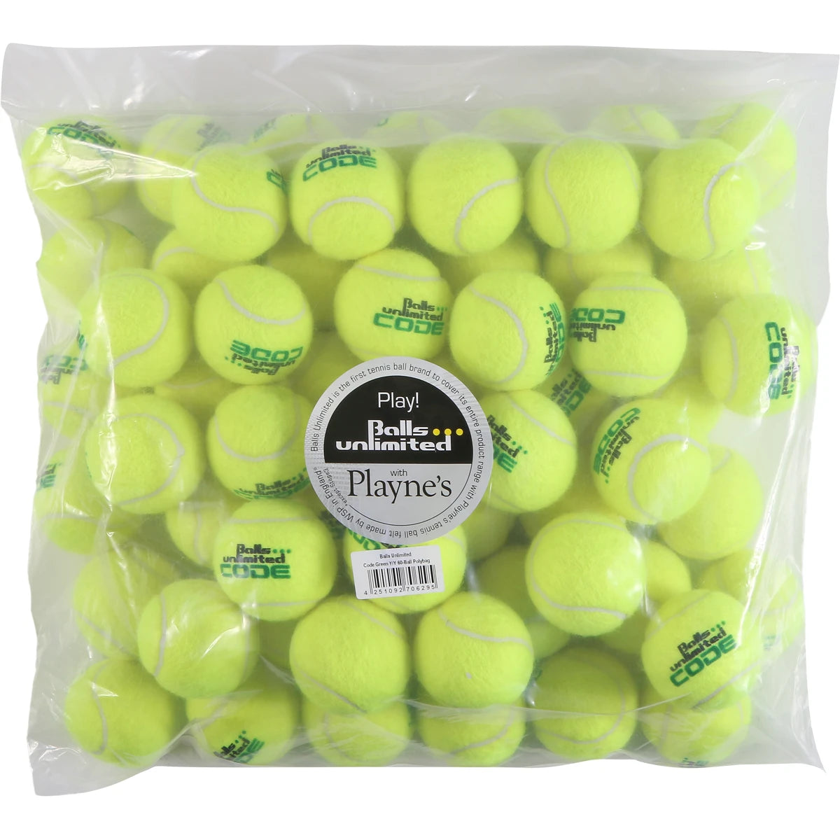 Sacchetto da 60 Palline Code Vert senza Pressione Unlimited