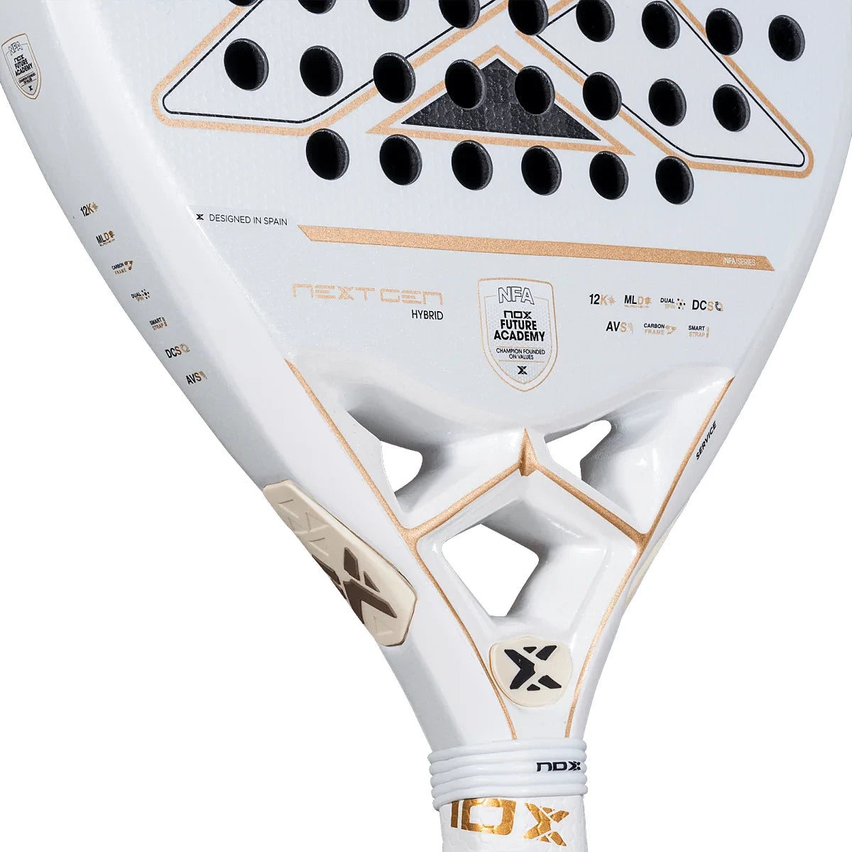 Racchetta da padel Nox Nextgen Pro Hybrid 12K Nfa Series
