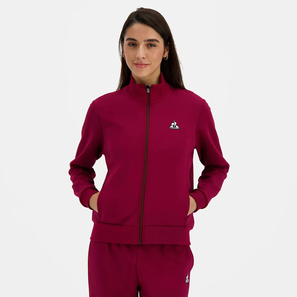 Felpa Le Coq Sportif Donna Heritage Full Zip