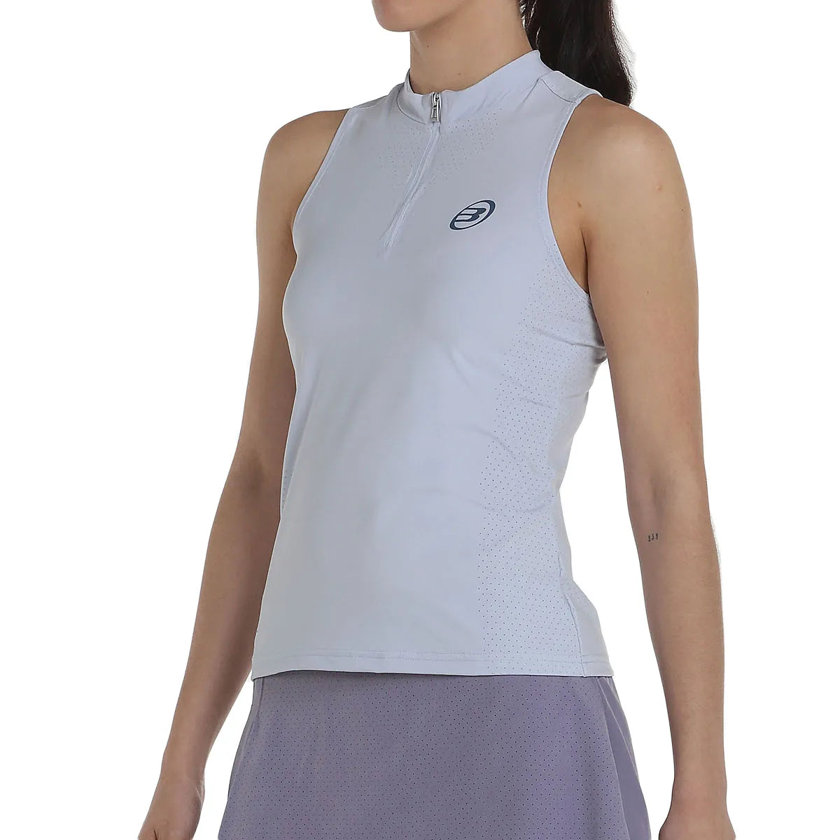 Canotta Bullpadel Donna Pure Color 1/4 Zip Ourol