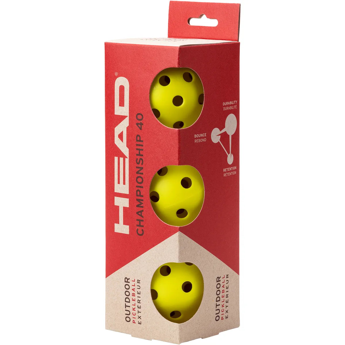 Confezione da 3 Palline da pickleball Head Championship 40