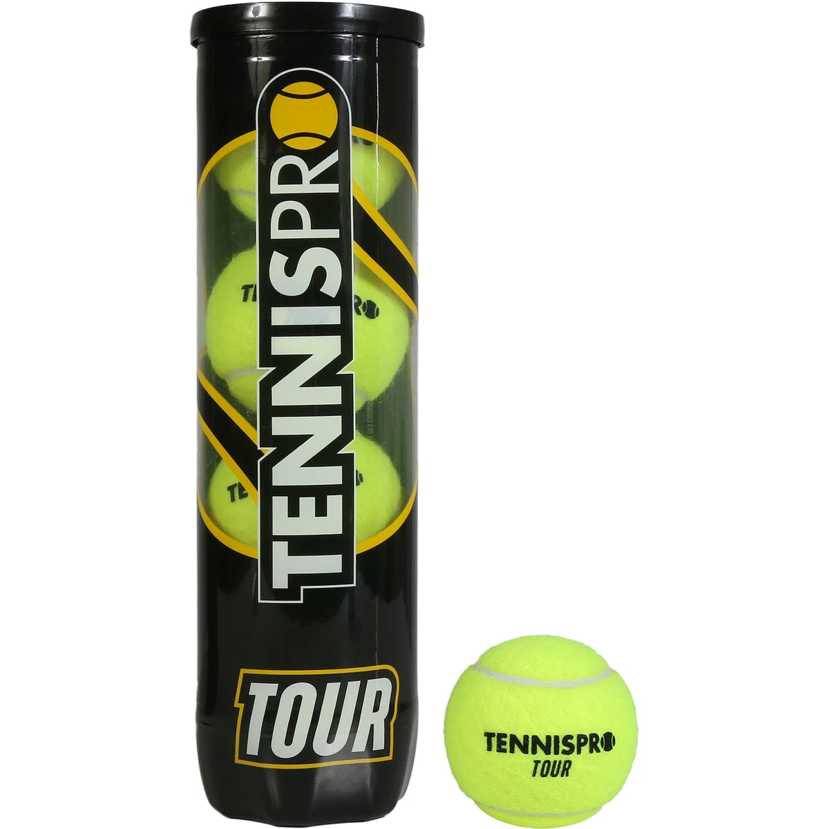 Scatola da 18 Tubetti da 4 Palline da tennis Tennispro Tour