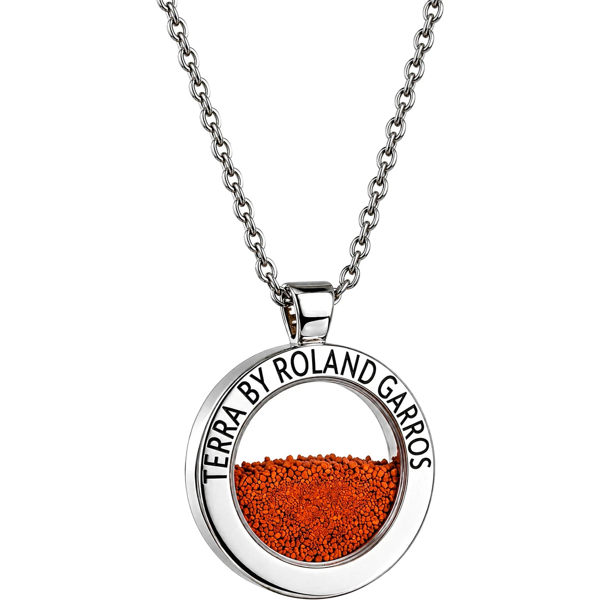 COLLANA E MEDAGLIA TERRA ACCESS ACCIAIO LUCIDO SENZA PIETRA PICCOLO MODELLO