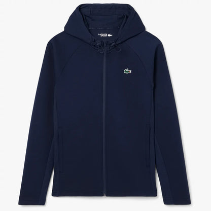Felpa Lacoste Core Performance con Cappuccio Fz Mesh