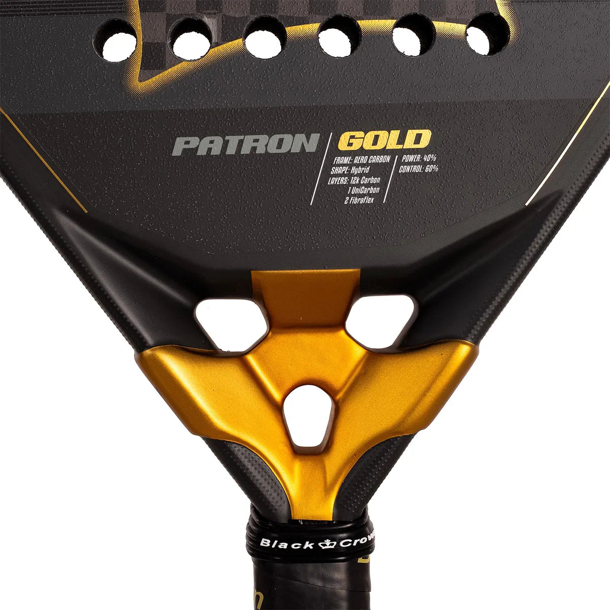 Racchetta da padel Black Crown Patron Gold