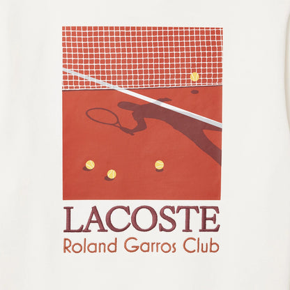 Felpa Lacoste Roland Garros Club Grafica