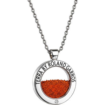 COLLANA E MEDAGLIA TERRA ACCESS ACCIAIO LUCIDO 1 PIETRA PICCOLO MODELLO