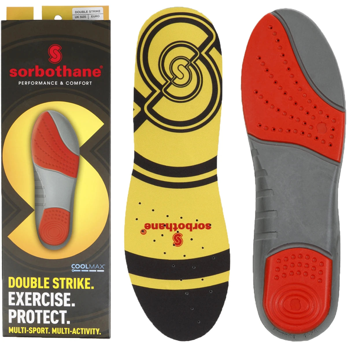 Suole Composite Sorbothane Double Strike