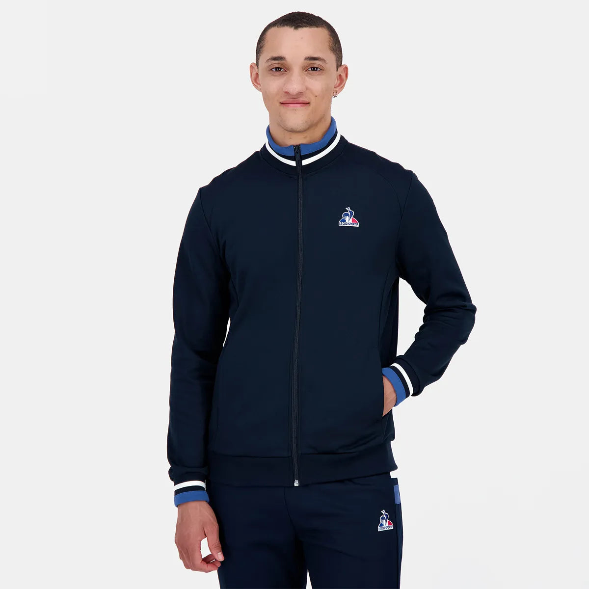 Felpa Le Coq Sportif Heritage Zip