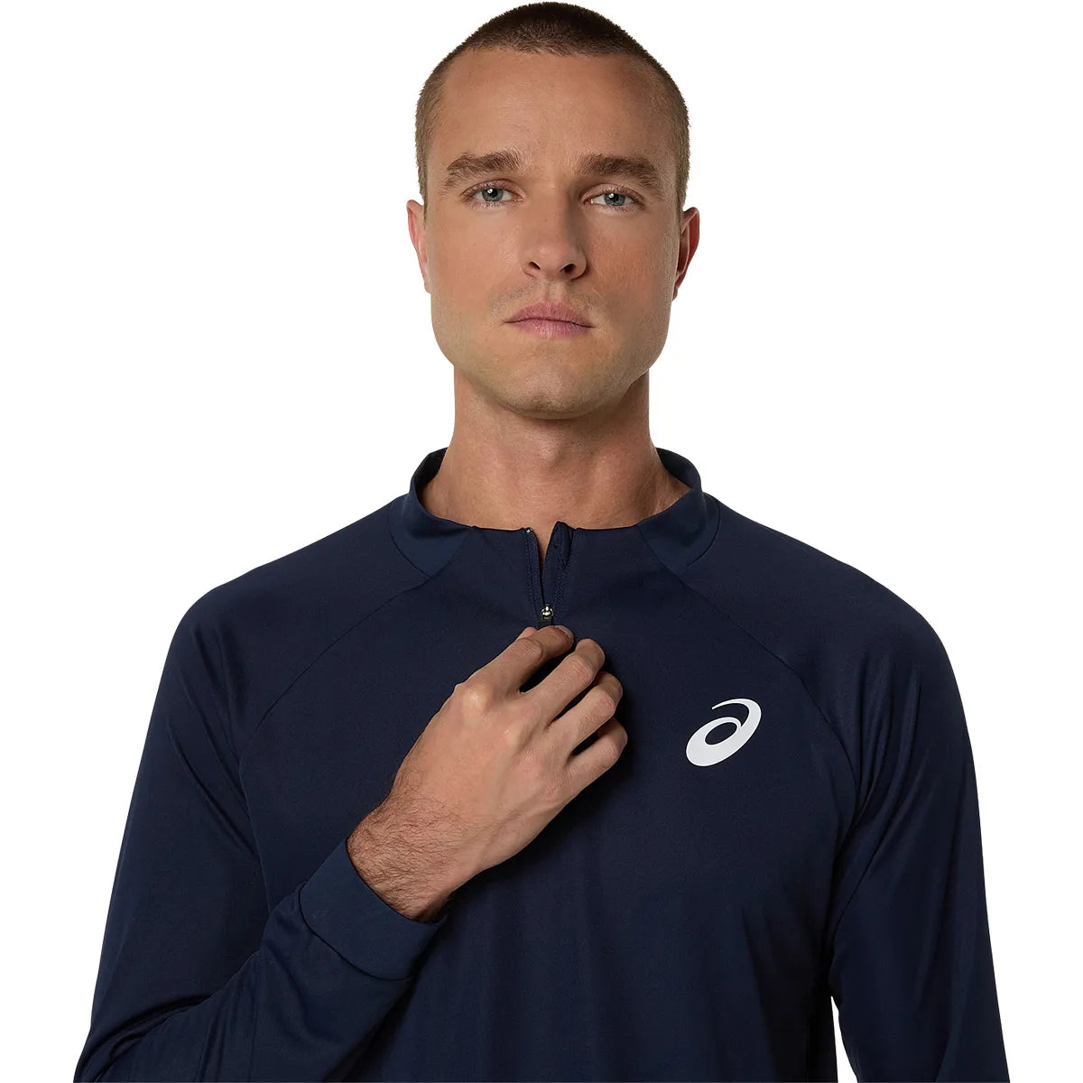 T-Shirt Asics Court Maniche Lunghe 1/4 Zip