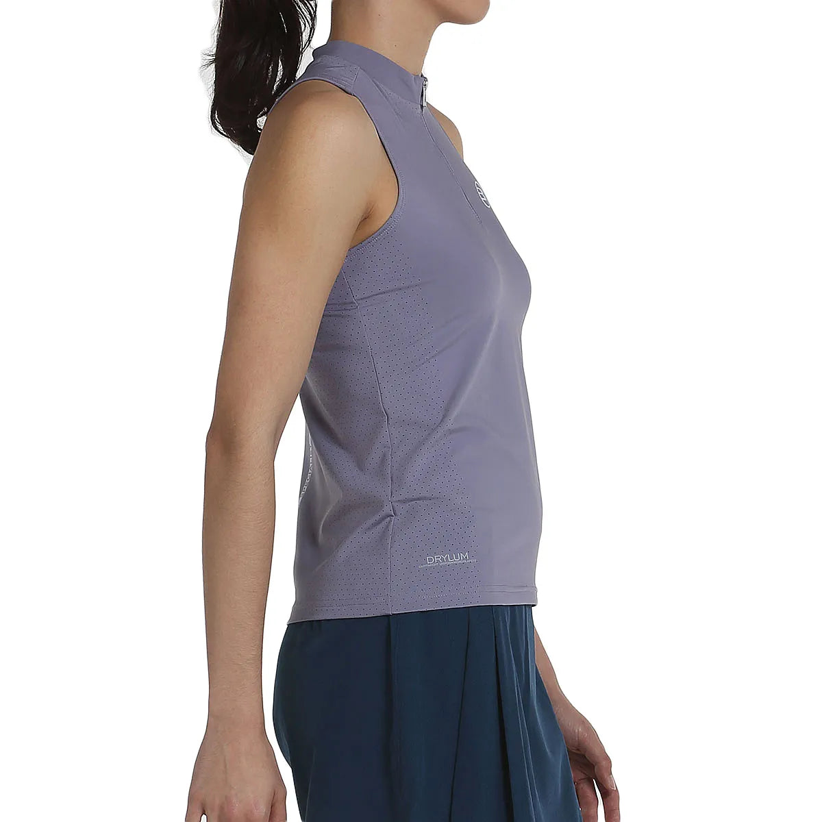 Canotta Bullpadel Donna Pure Color 1/4 Zip Ourol