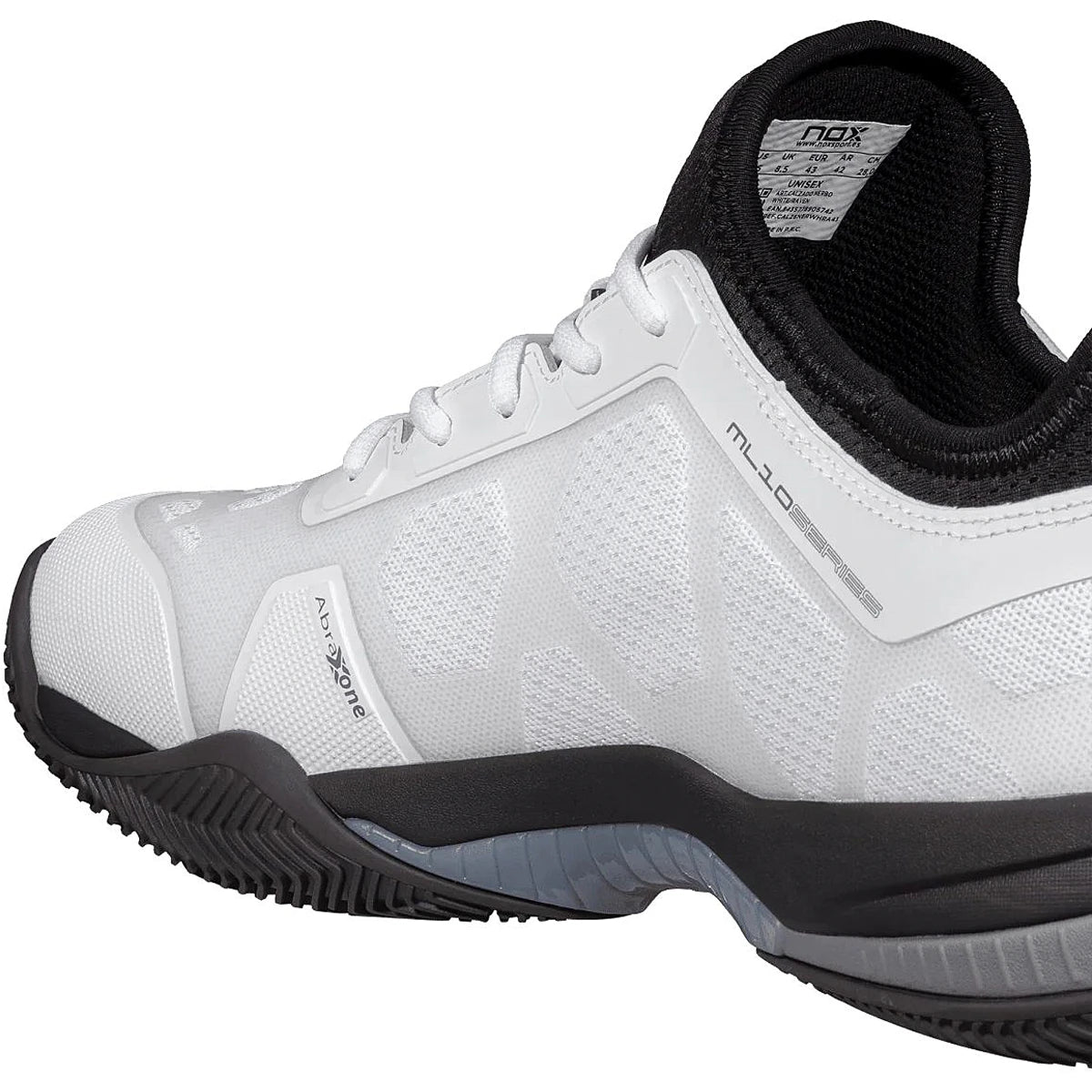 Scarpe da padel Nox Nerbo White/Raven