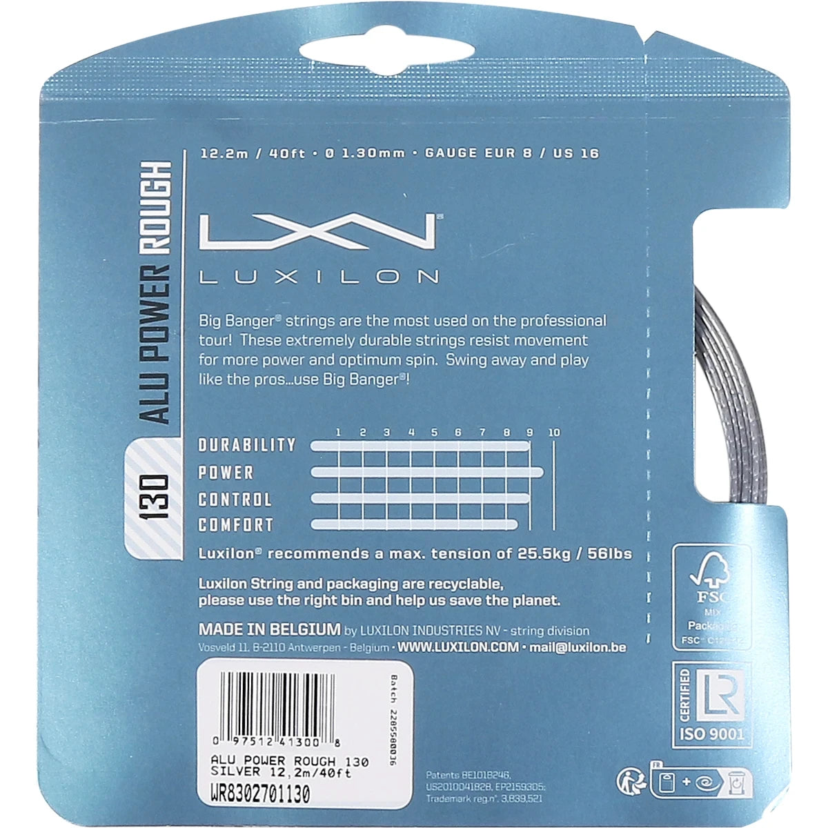Corda Luxilon Big Banger Alu Power Rough (12 Metri)