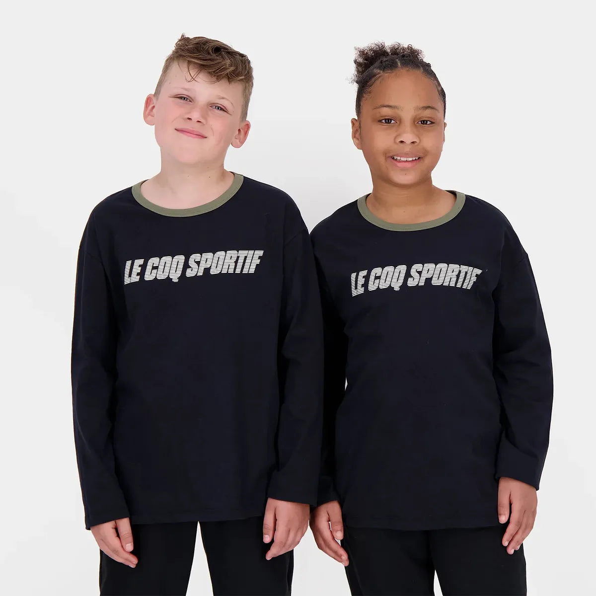 T-Shirt Le Coq Sportif Junior Maniche Lunghe Grafica