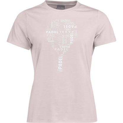 T-Shirt Head Donna Typo Padel