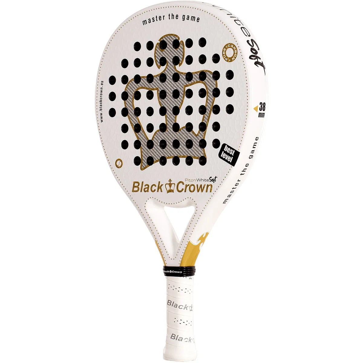 Racchetta da padel Black Crown Piton White Soft