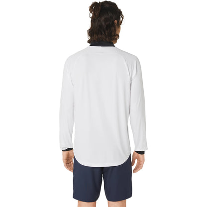 T-Shirt Asics Court Maniche Lunghe 1/2 Zip