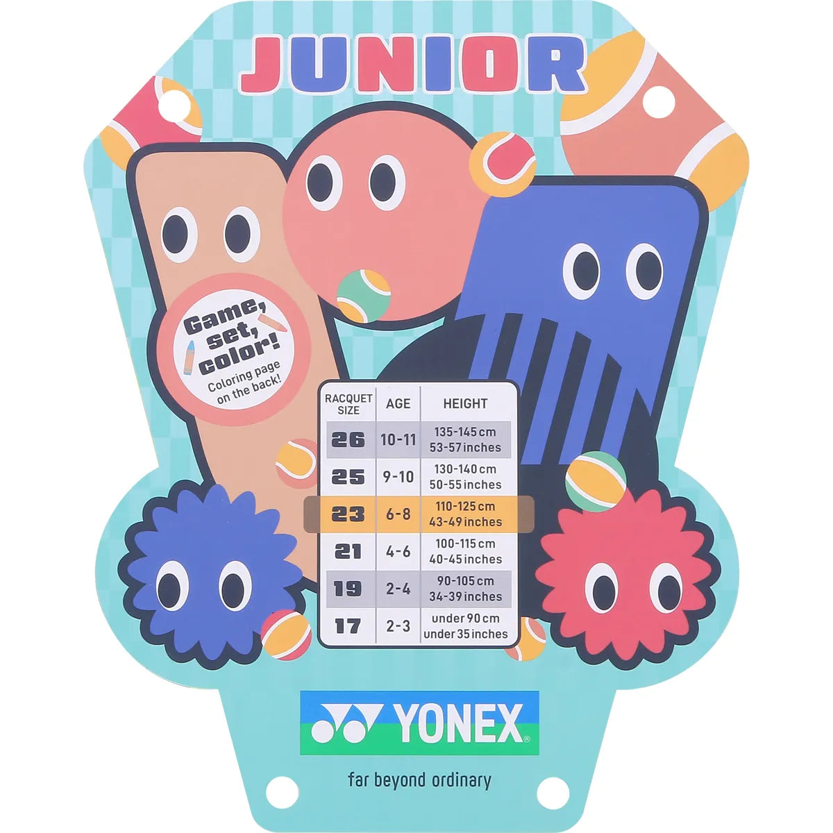 Racchetta Yonex Junior 23 Coral Orange